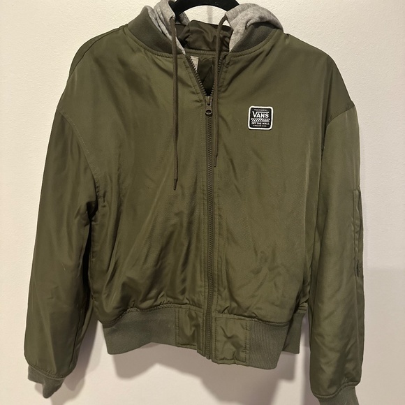 Womens Vans Bomber Jacket - Picture 1 of 6